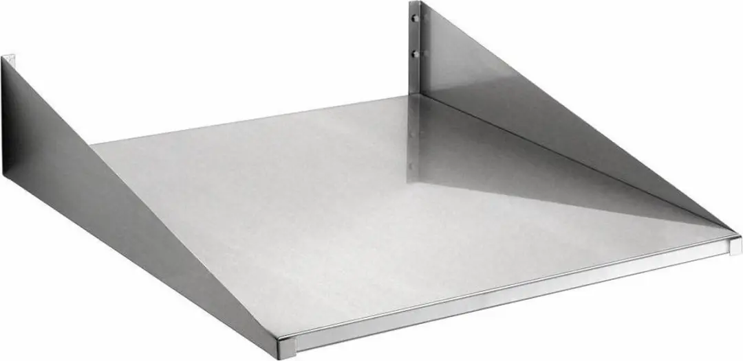 Console / Wandplank RVS 60x60cm