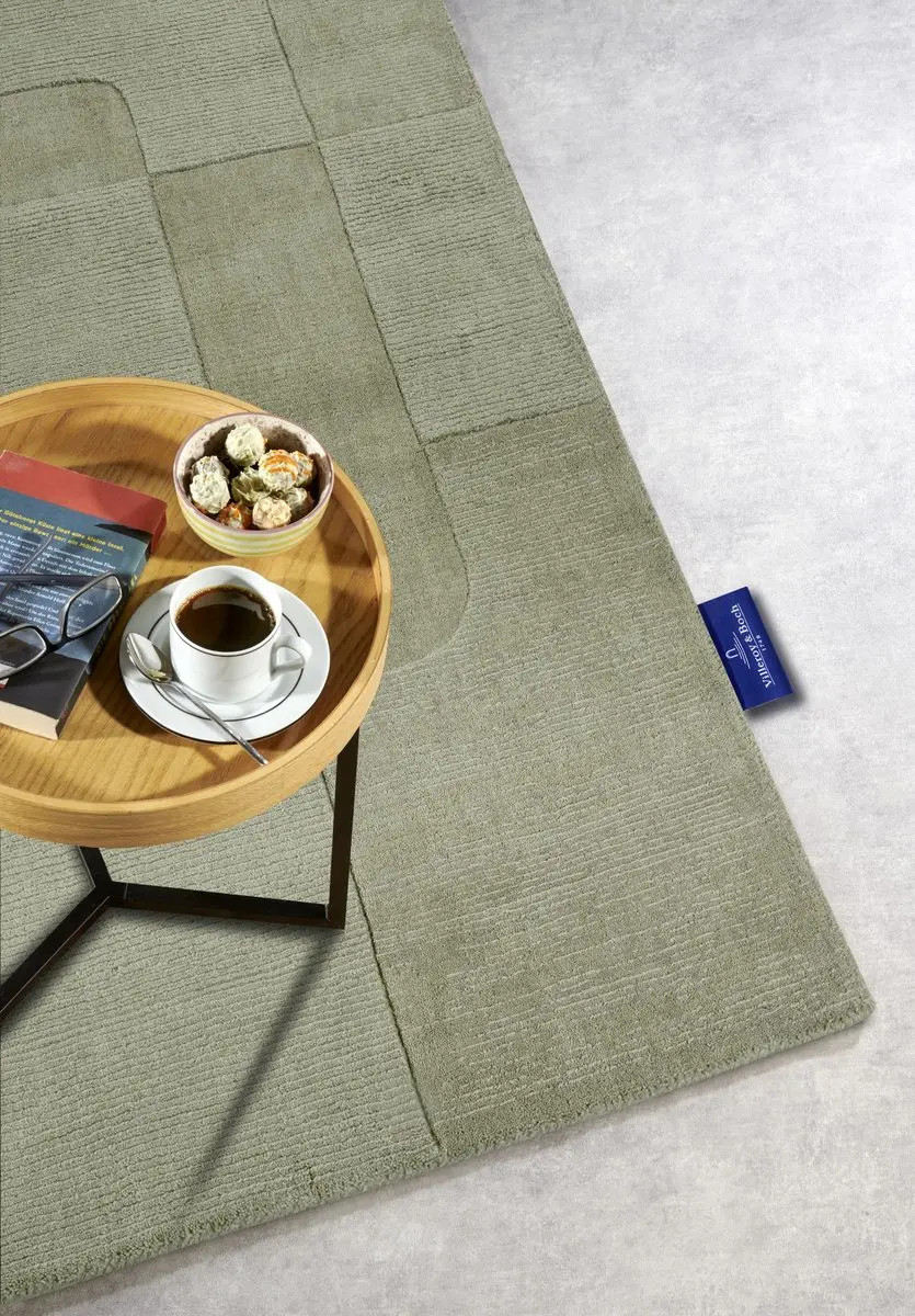 Villeroy & Boch 1906 Charlotte Wollen Vloerkleed Groen 120x170cm - afbeelding 4 van 6