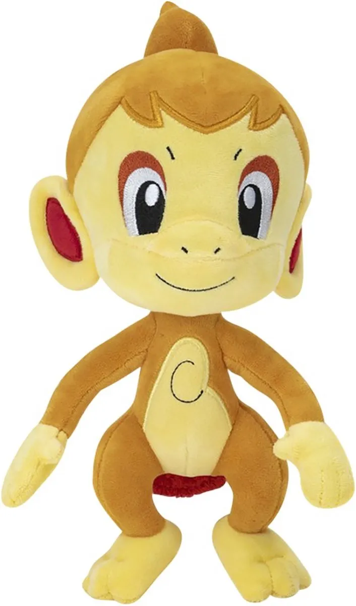 Pokémon Pluche Chimchar - 20cm Multicolor