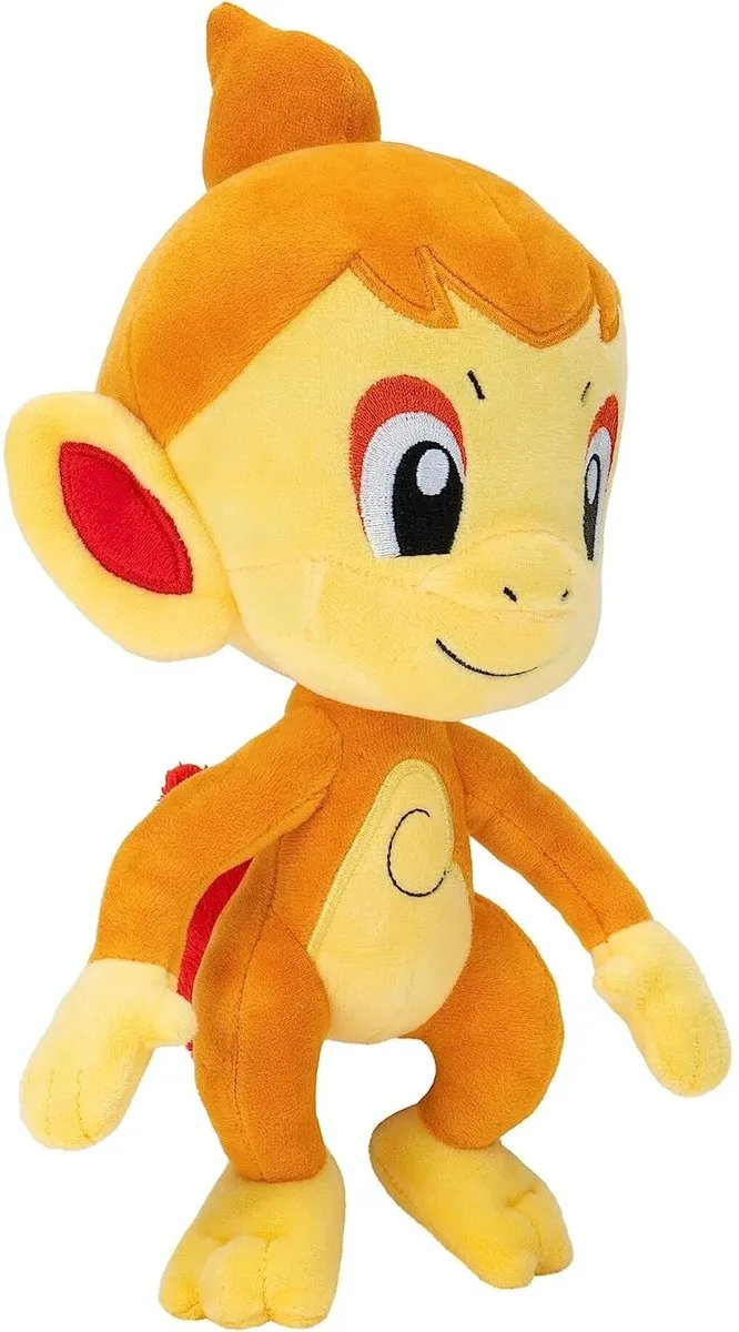 Pokémon Pluche Chimchar - 20cm Multicolor