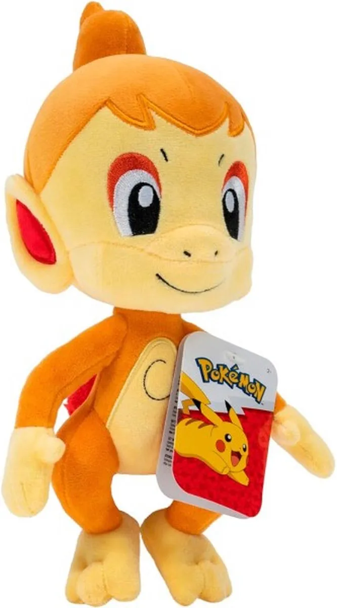 Pokémon Pluche Chimchar - 20cm Multicolor