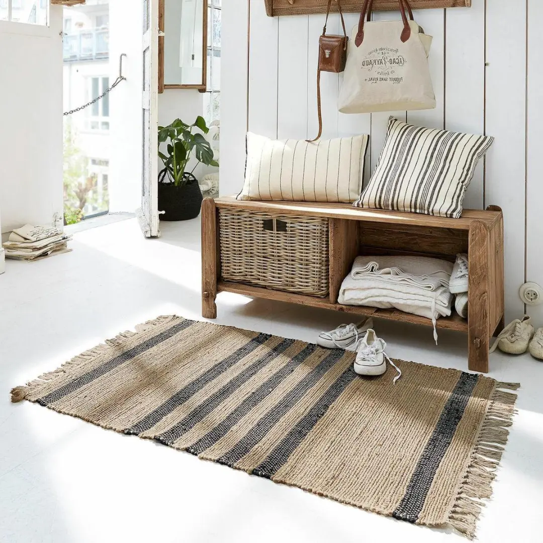Loberon Orgeval Vloerkleed - beige - afbeelding 4 van 6