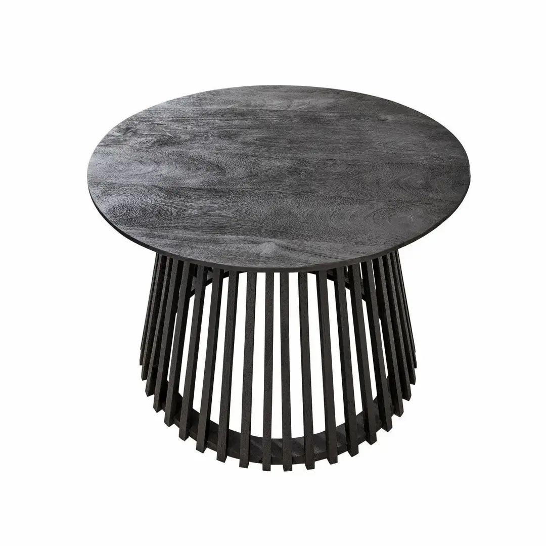 Loberon Montaril Salontafel - Ø75cm - Zwart - afbeelding 2 van 6