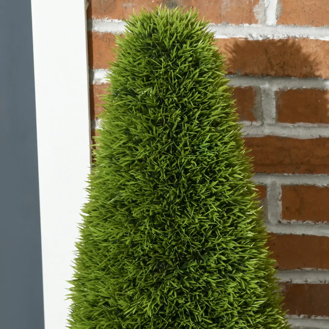 Homcom Kunstplanten Set 2 Stuks - 160 cm - Groen - afbeelding 3 van 6