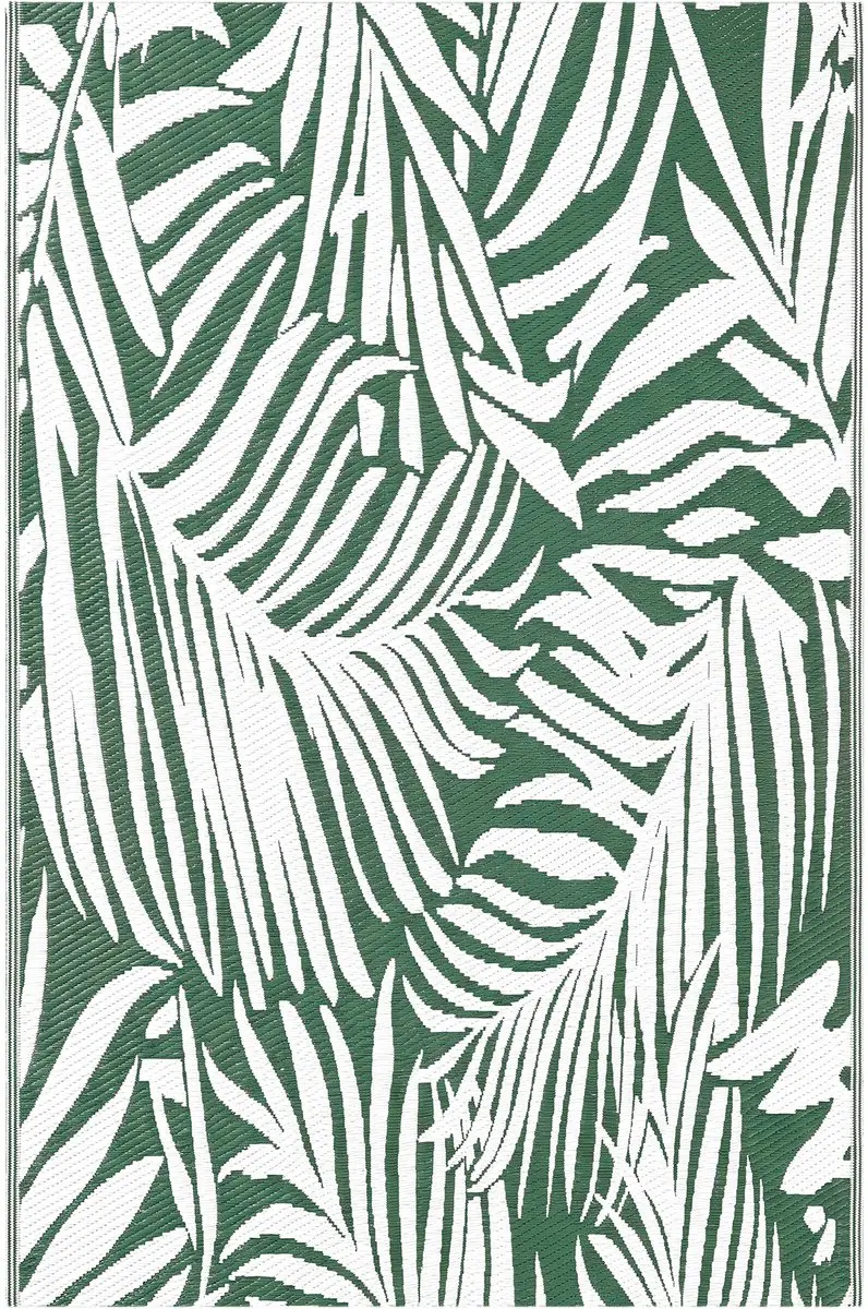 Outsunny Buiten Tapijt-Kunststof-152L x 243B cm-Donkergroen