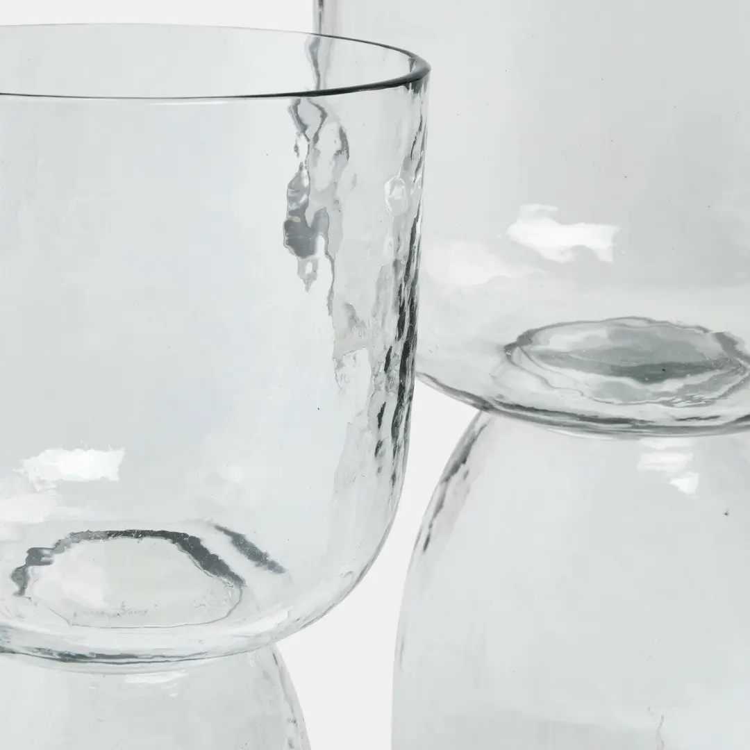 Loberon Faylina Windlichtset - 2 Stuks Ø18cm Heldere Glas - afbeelding 6 van 6