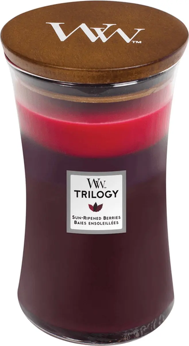 WoodWick Hourglass Trilogy Large Geurkaars