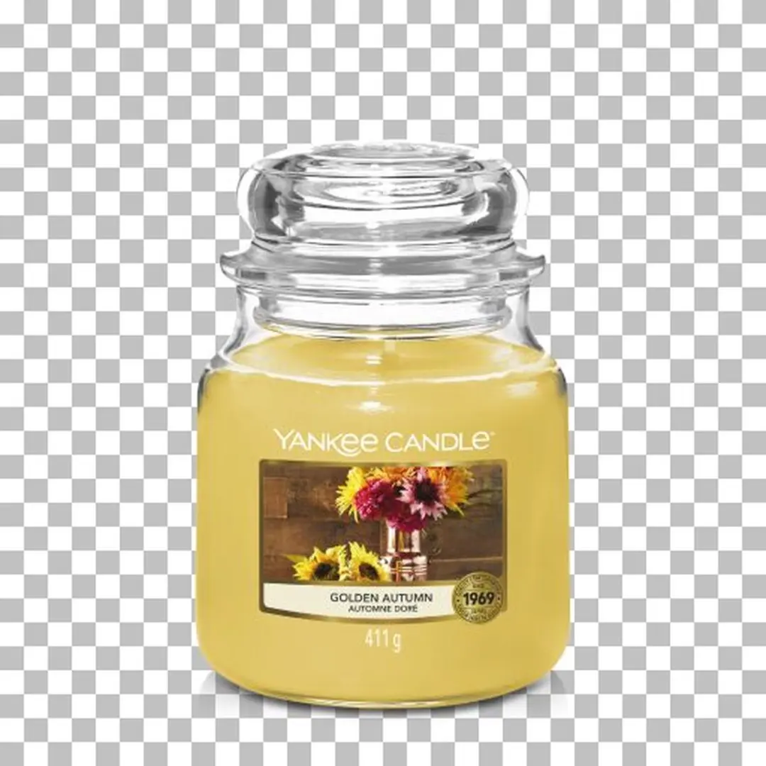 Yankee Candle Golden Autumn Geurkaars - Medium - afbeelding 2 van 3