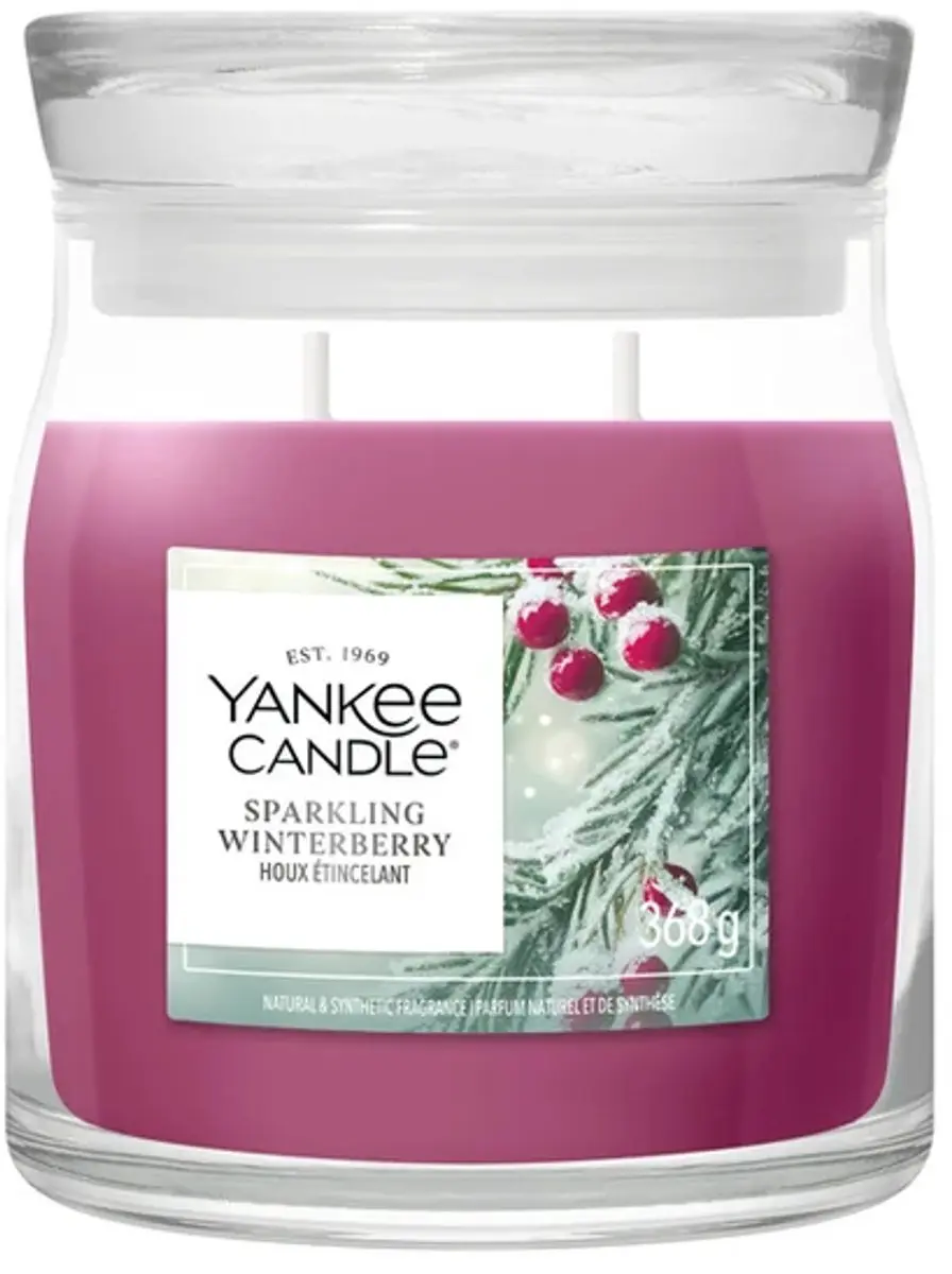 Yankee Candle Sparkling Winterberry Geurkaars