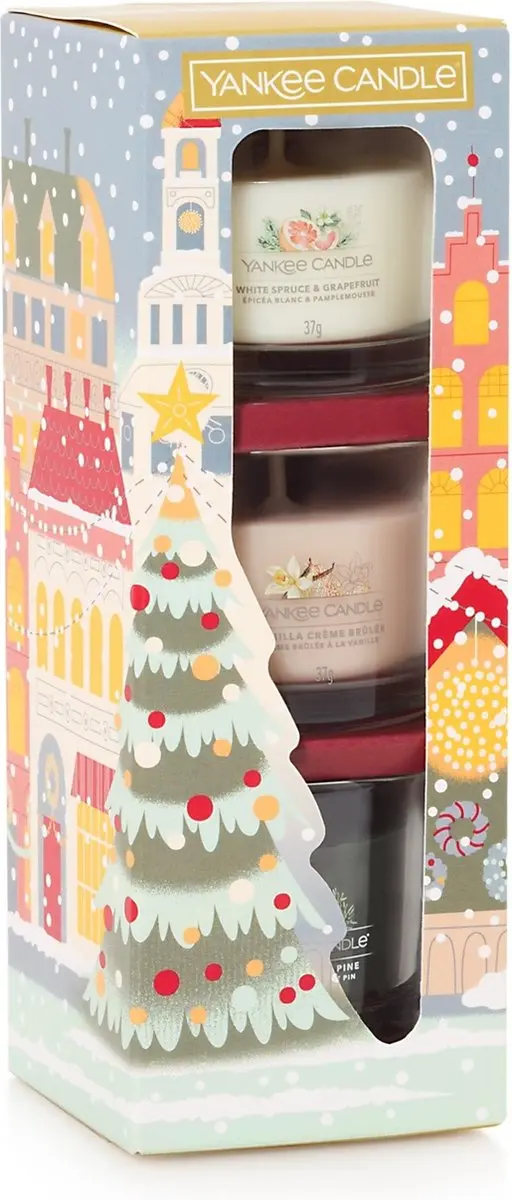 Yankee Candle Passport To The Holidays Votive Giftset - 3 Stuks - afbeelding 2 van 4