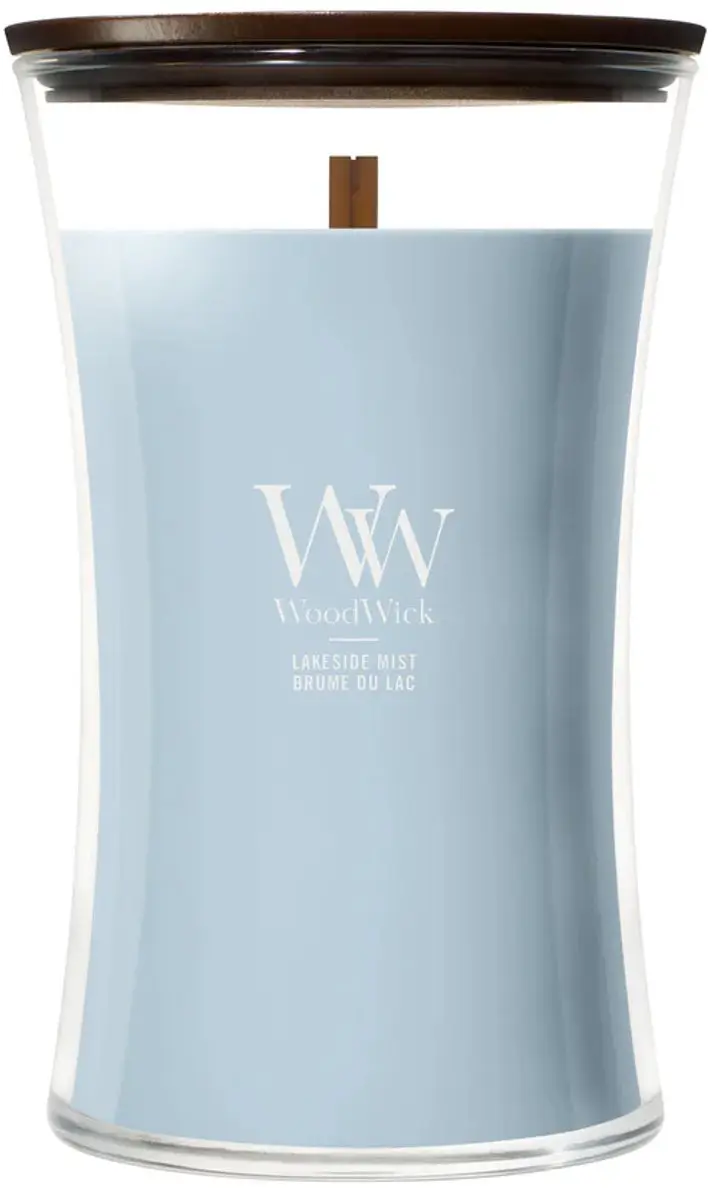 WoodWick Hourglass Geurkaars Lakeside Mist