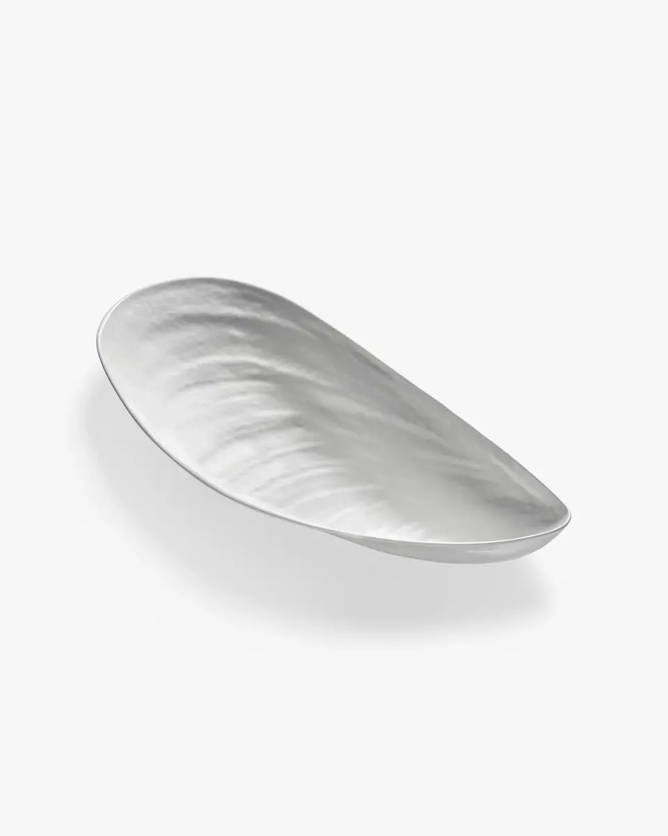 Serax Wouters & Hendrix Les Objets Mouleversants Marcel bowl L 46x21.5x8cm wit
