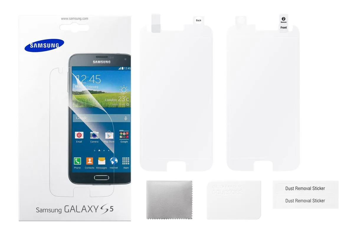 Samsung Galaxy S5 ET-FG900CTEG Schermfolie - 2 Stuks