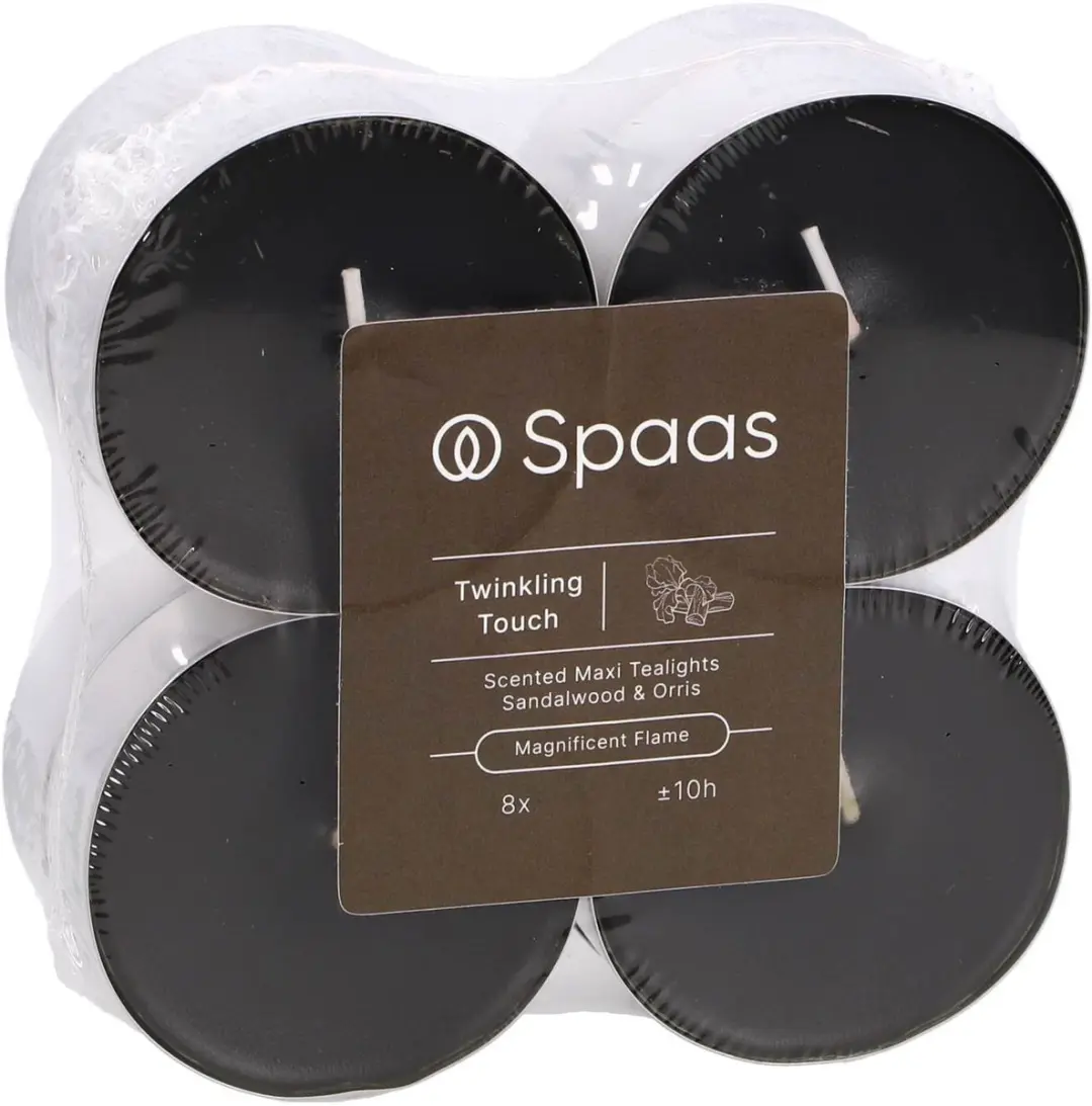 Spaas Maxi Geurtheelichten Twinkling Touch - 8 Stuks - afbeelding 2 van 5