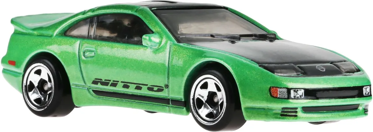 Hot Wheels Nissan 300ZX Twin Turbo JCB59 - 1:64 - Groen - afbeelding 6 van 6