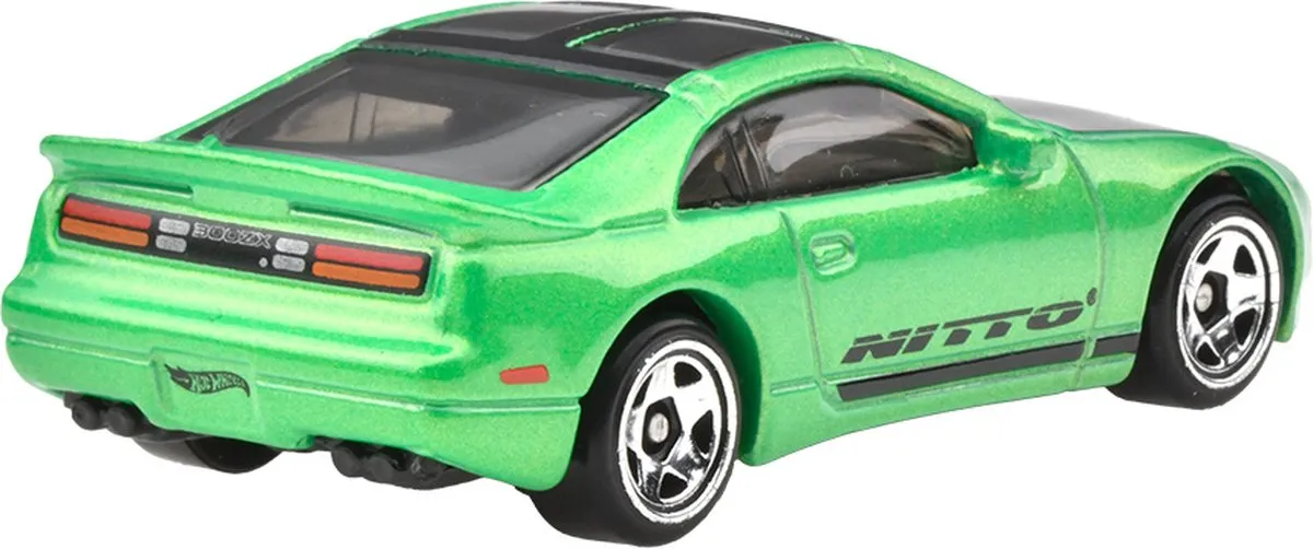 Hot Wheels Nissan 300ZX Twin Turbo JCB59 - 1:64 - Groen