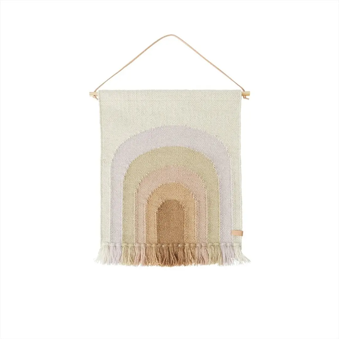 Oyoy follow the rainbow wandkleed lavendel 55x69cm