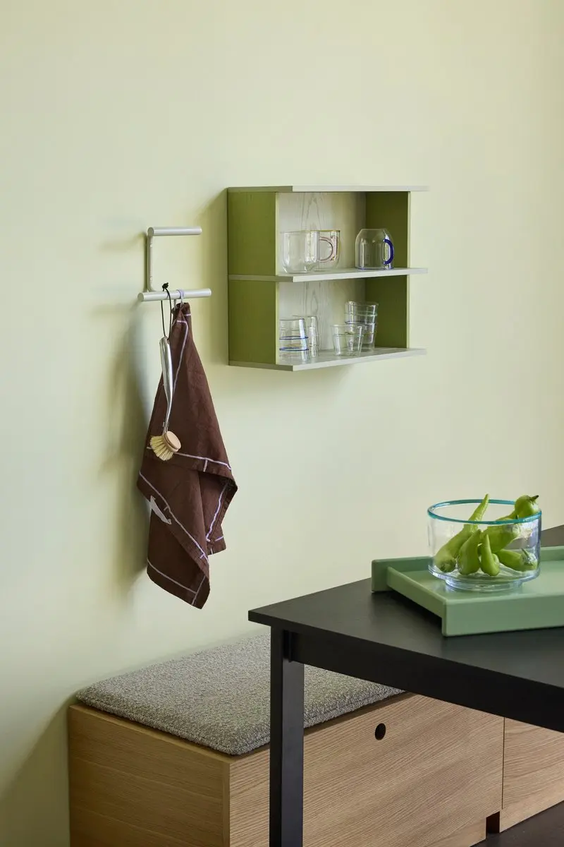 Hübsch Pep Shelf - Geel/Grijs - afbeelding 3 van 5