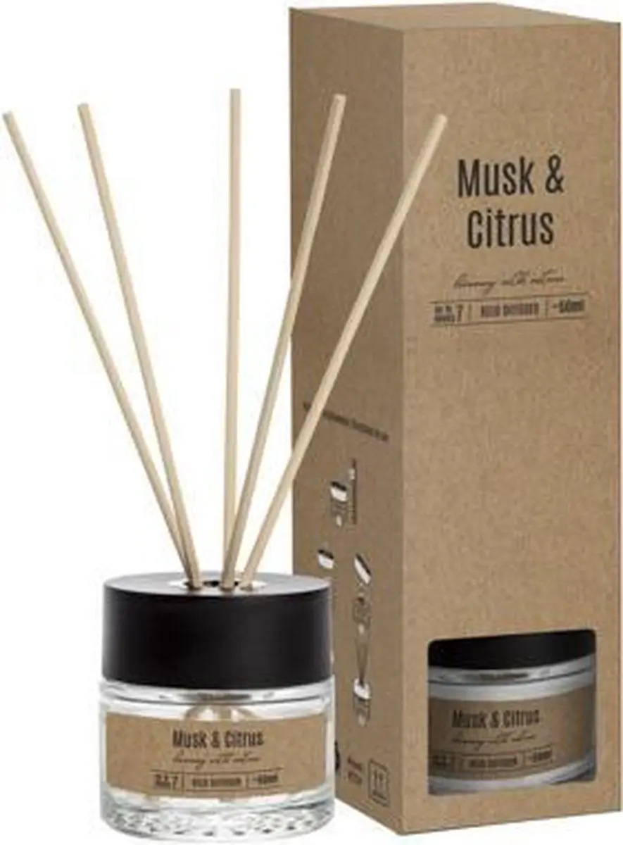 Geurdiffuser 50ml Musk citrus