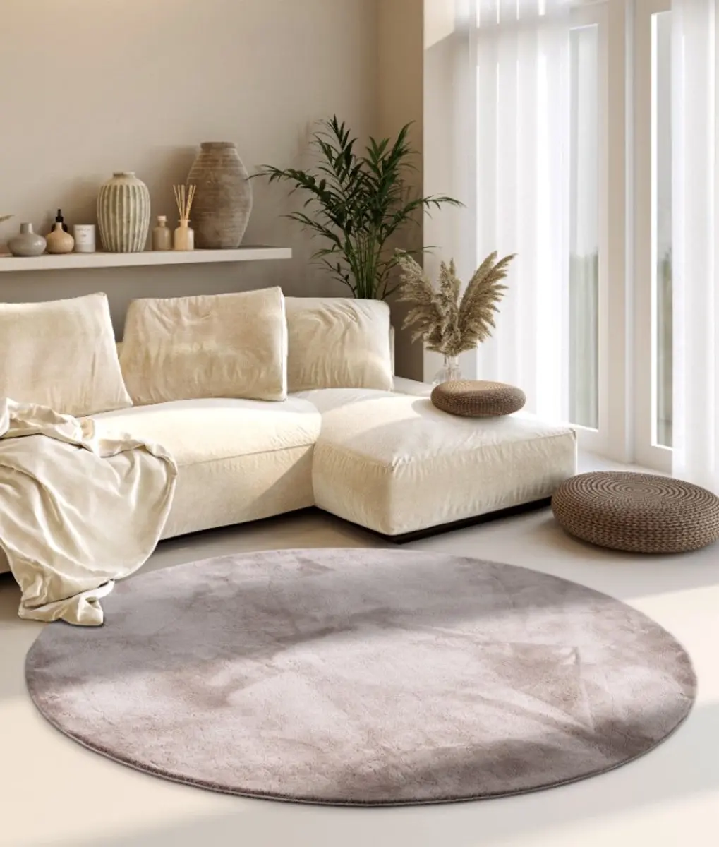 Villeroy & Boch Rond Effen Vloerkleed
