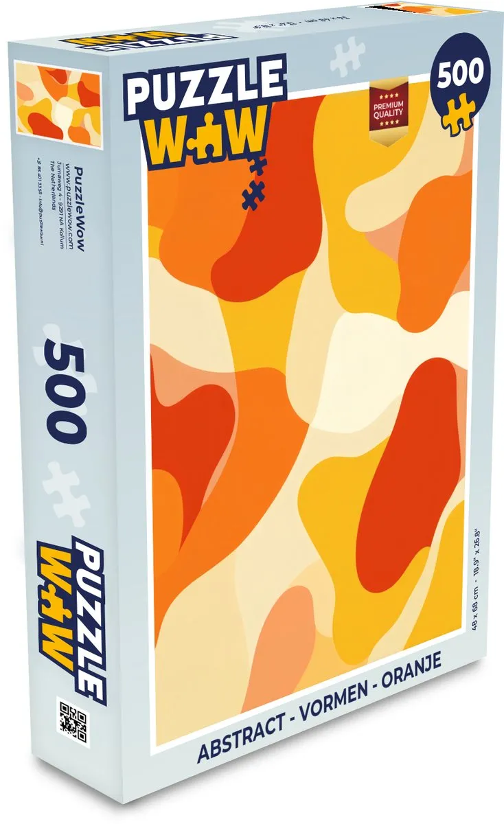 PuzzleWow Abstract Vormen Legpuzzel 500 Stuks