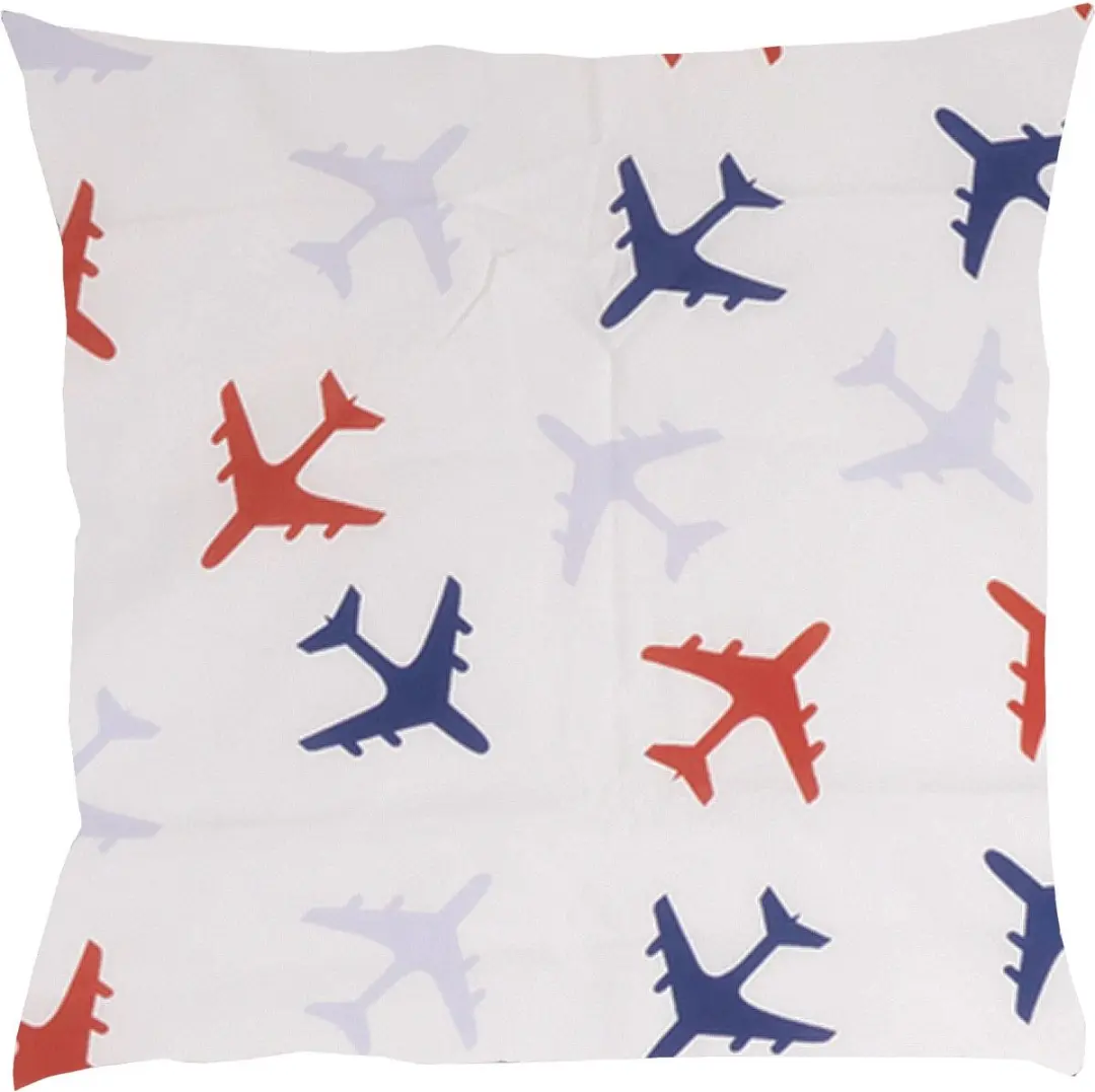 BINK Bedding Sierkussen Planes Blauw 50 x 50 incl vulling