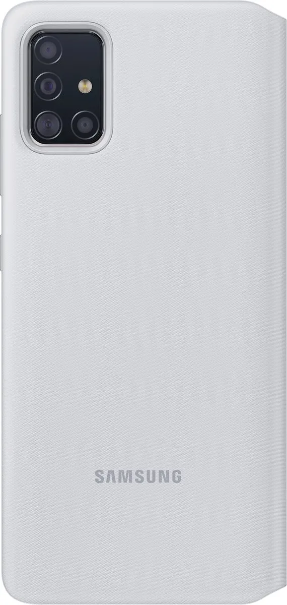 Samsung S View Wallet Hoesje A71 EF-EA715PWEGEU - Wit