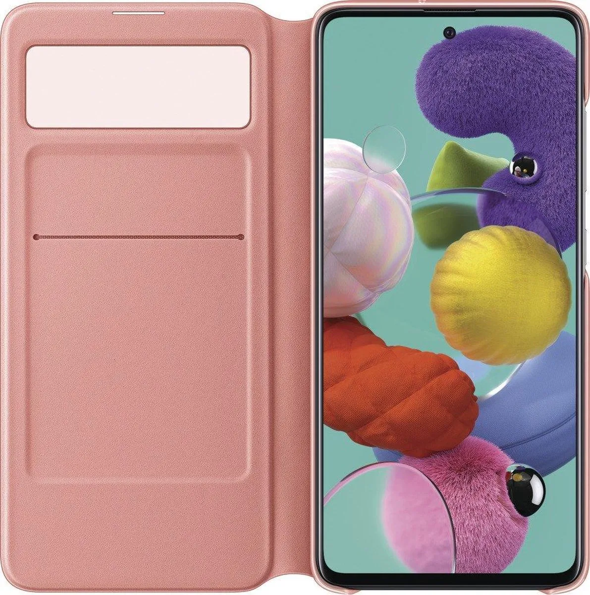 Samsung S View Wallet Hoesje A71 EF-EA715PWEGEU - Wit - afbeelding 6 van 6