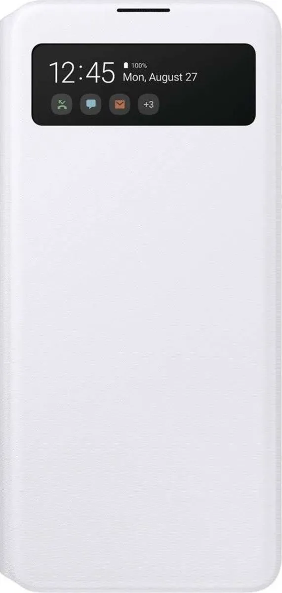 Samsung S View Wallet Hoesje A71 EF-EA715PWEGEU - Wit