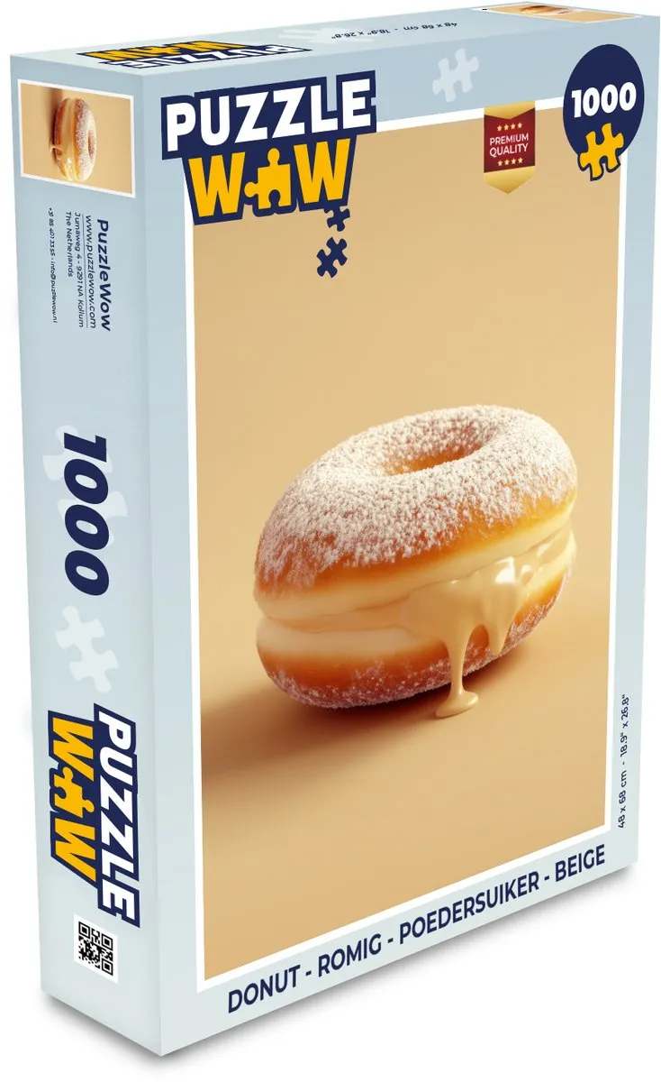 PuzzleWow Donut Legpuzzel 1000 Stuks