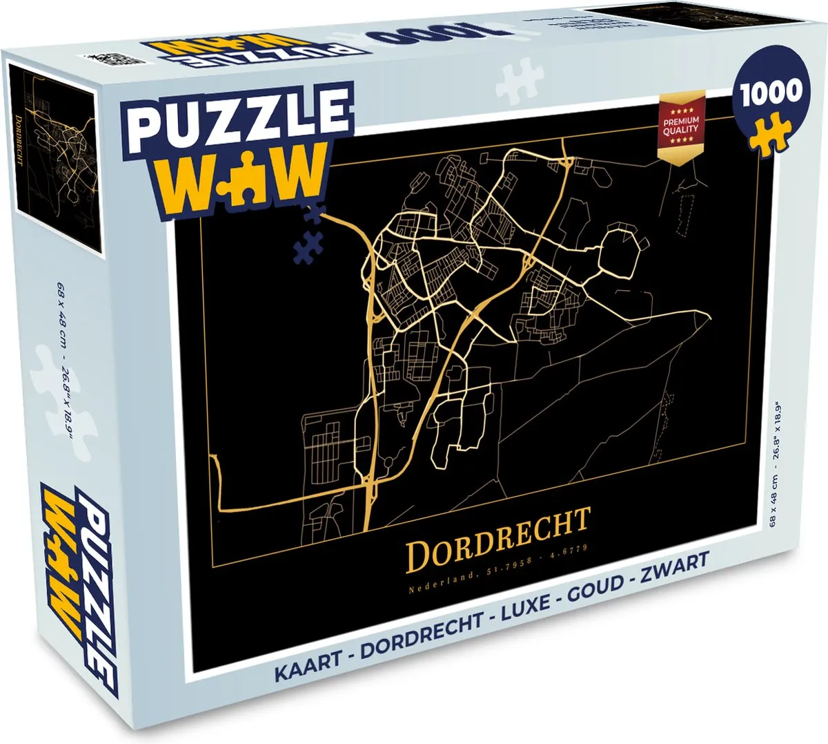 PuzzleWow Dordrecht Legpuzzel 1000 Stuks