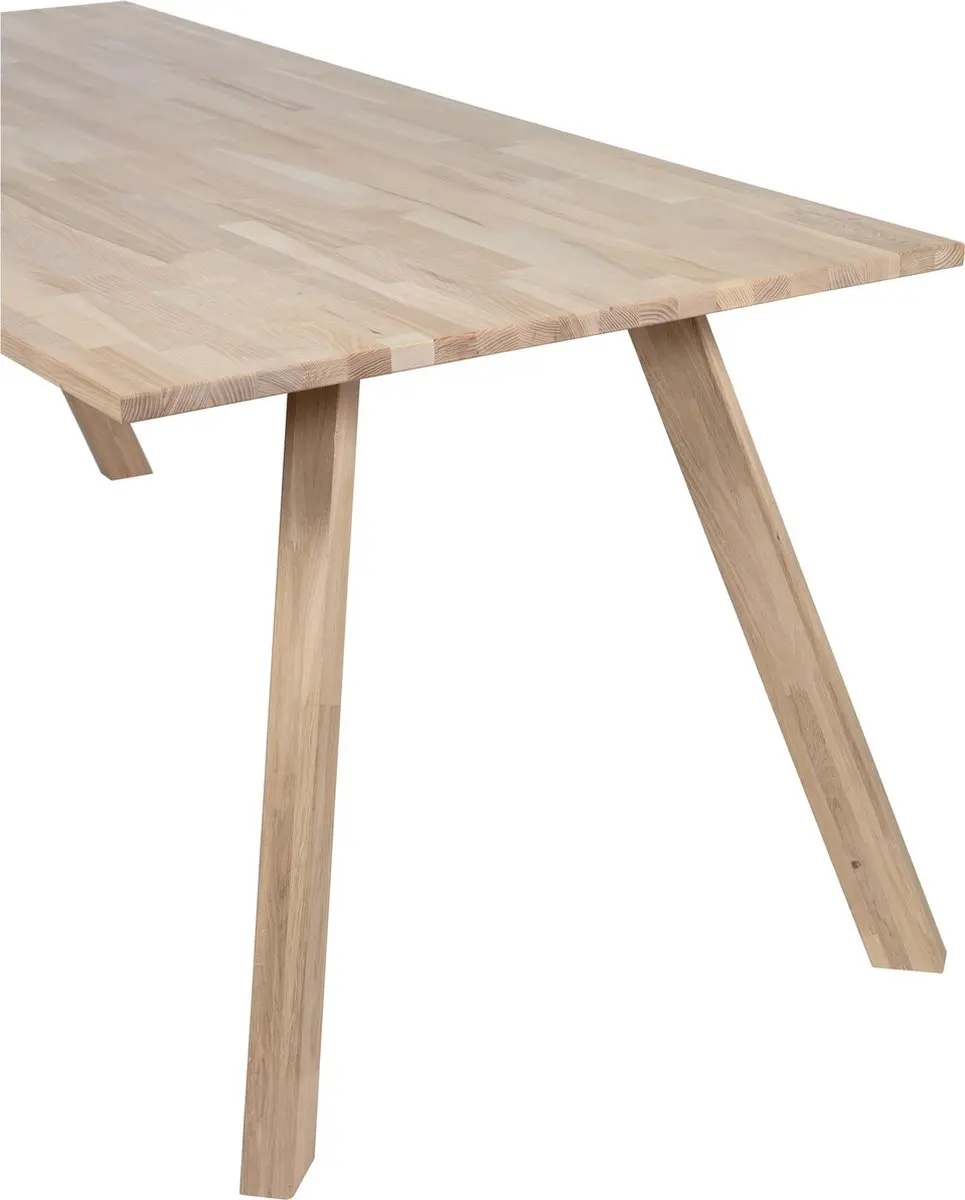 WOOOD Tablo Tafelblad Incl. 3-Standen Poot Vierkant