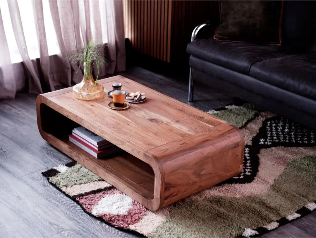 WOOOD Kin Salontafel Naturel 120x60cm - afbeelding 2 van 6