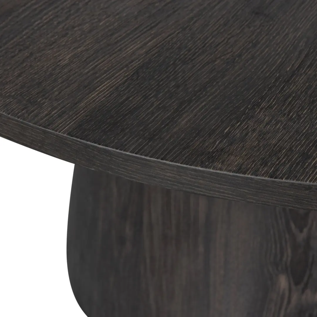 WOOOD Maan Salontafel Donkerbruin 45x60x60 - afbeelding 3 van 6