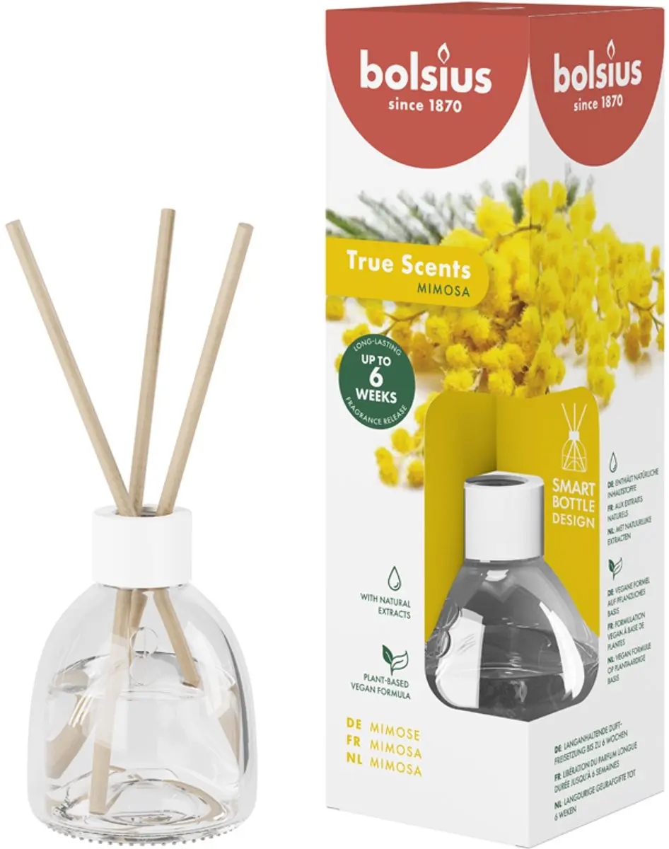 Bolsius True Scents Geurstokjes 60ml - Mimosa - afbeelding 3 van 5