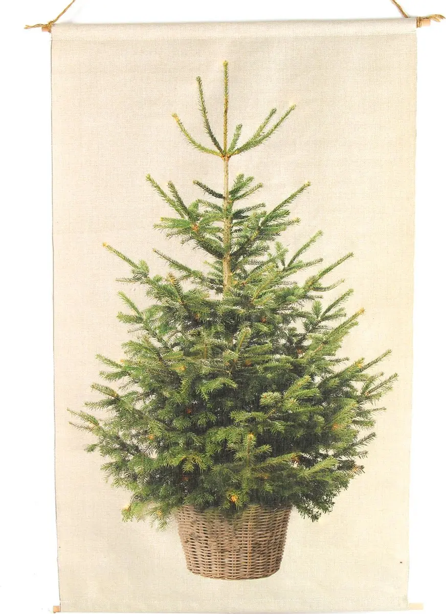 Countryfield Wanddoek Kerstboom met LED