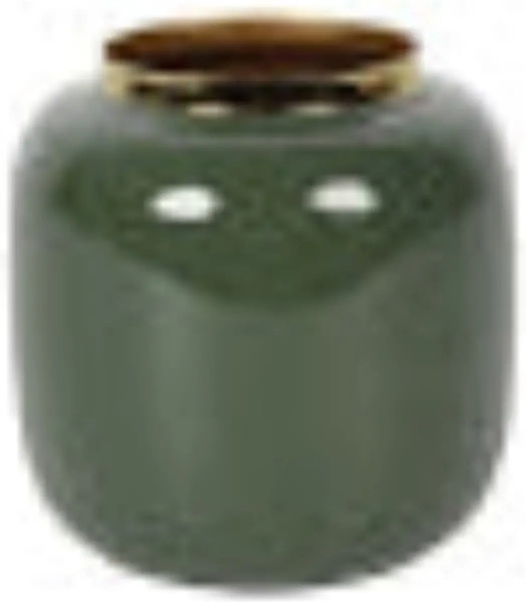 Vaas leger groen 13x13x12