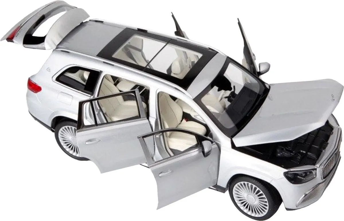 Mercedes-Maybach GLS 600 1:18 Schaalmodel - Zilver - afbeelding 6 van 6