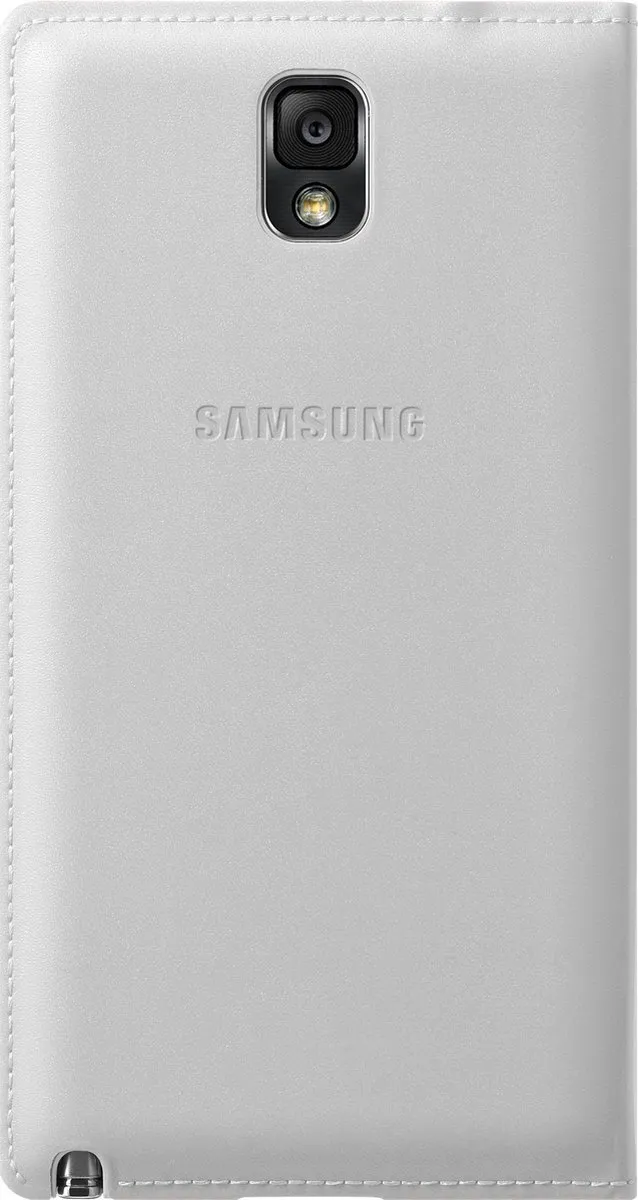 Samsung Galaxy Note3 Neo EF-WN750BWEGWW Flip Wallet Hoes - Wit