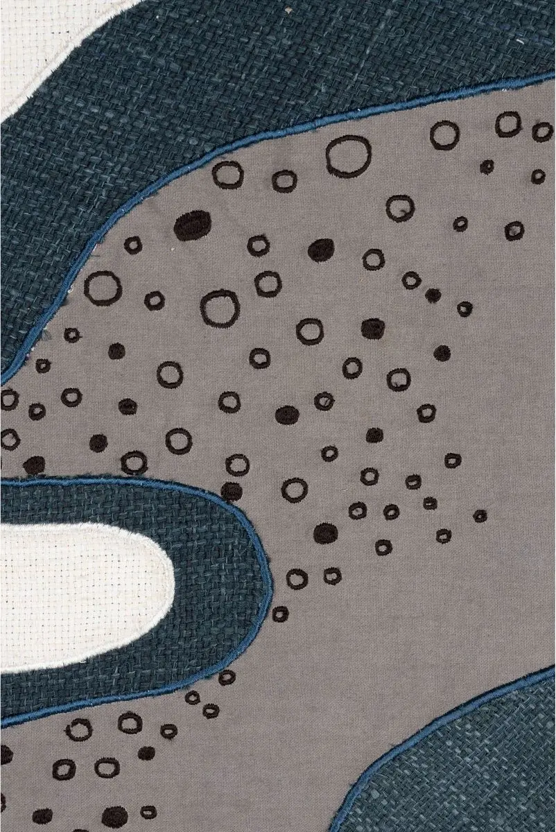 Zuiver Coastal Wanddecoratie 104x75cm - Blauw - afbeelding 3 van 6