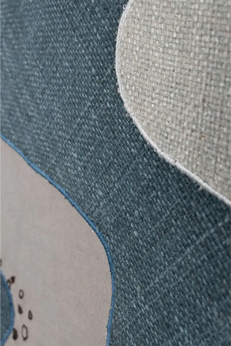 Zuiver Coastal Wanddecoratie 104x75cm - Blauw - afbeelding 2 van 6