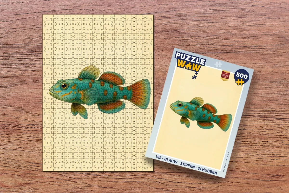 PuzzleWow Vis Puzzel 500 Stuks - MPN 8721406860938