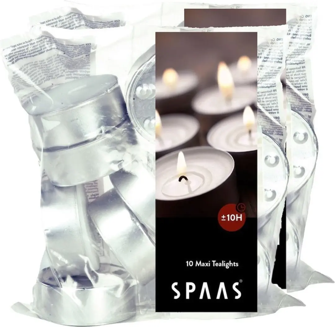 Spaas maxi waxinelichtjes