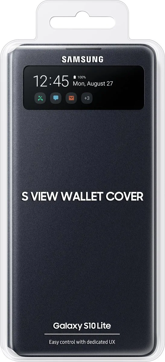 Samsung Smart S View Hoesje EF-EG770PBEGEU - Galaxy S10 Lite - Zwart
