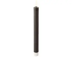Lumineo LED Kaarsen Grijs Ø2,2xH24,5cm
