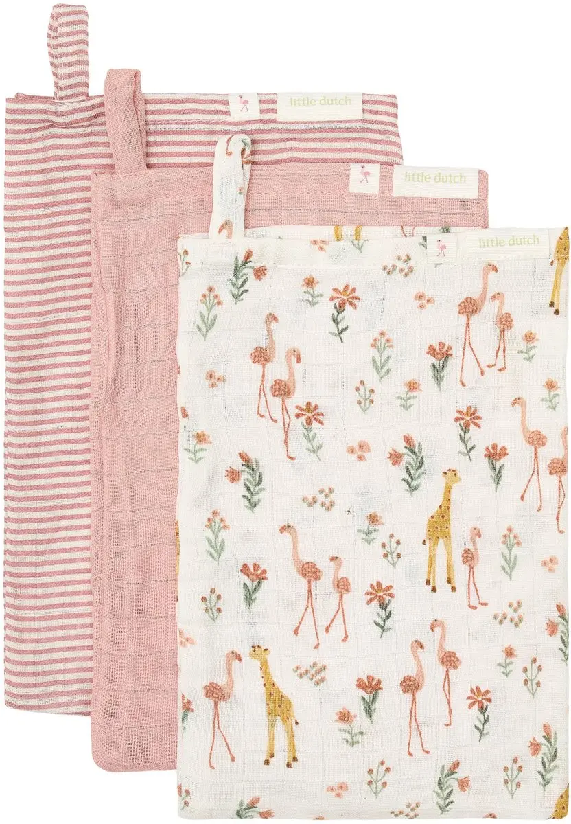 Little Dutch Blooming Safari Washandjes