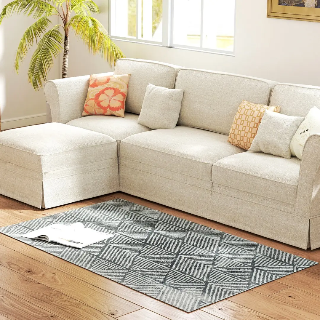 ECTEATOY® Wasbaar Vloerkleed Woonkamer