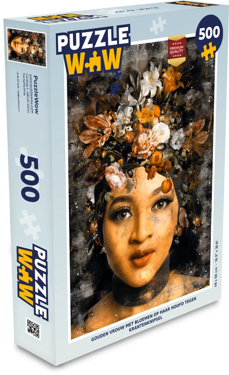 PuzzleWow Flora Legpuzzel 500 Stuks