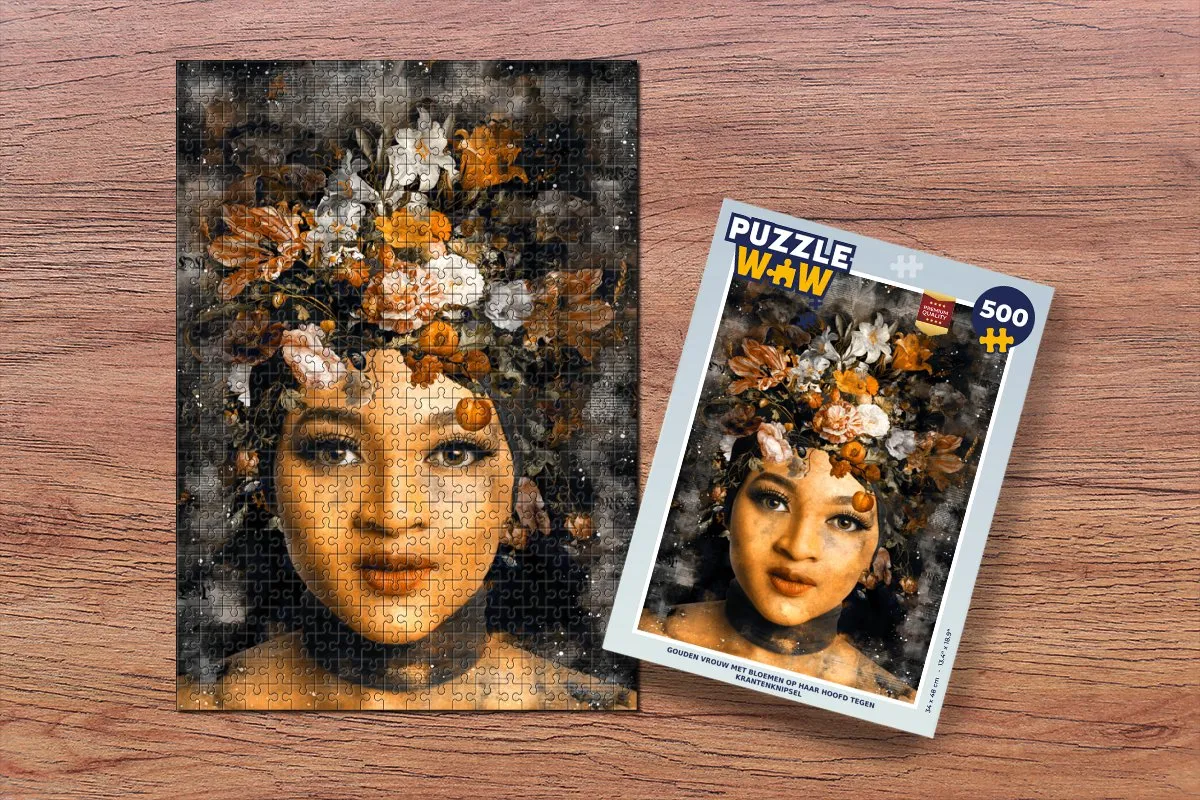 PuzzleWow Flora Legpuzzel 500 Stuks - Multicolor