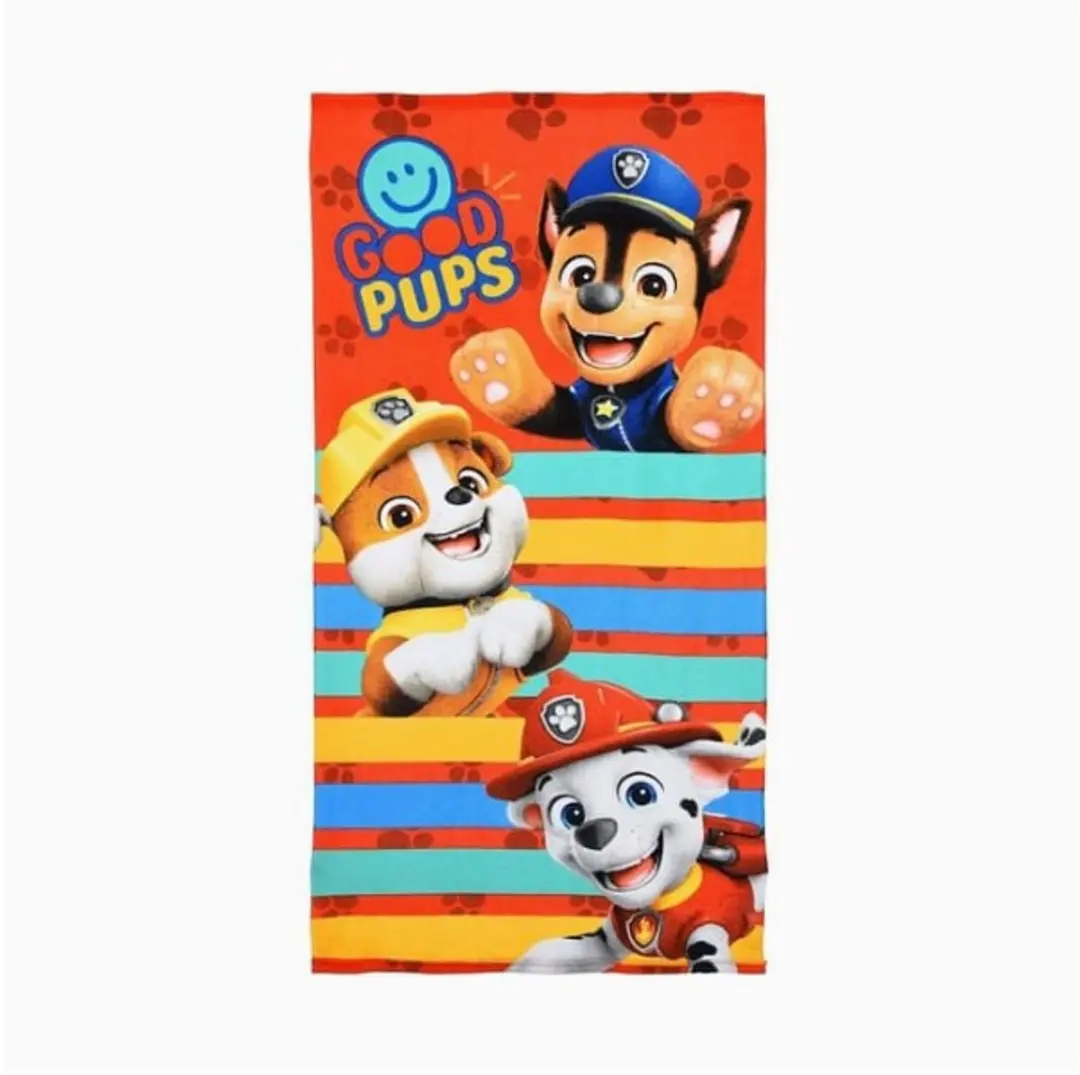 Paw Patrol badlaken, Paw Patrol handdoek, Badlaken, Handdoek, Paw Patrol
